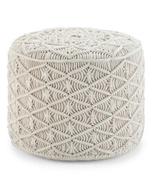 Simpli Home coates Round Pouf