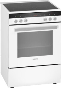 Siemens iQ300 HK9R3A220 кухонная плита Отдельностоящая плита для готовки Белый Керамический A