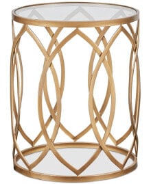 Madison Park arlo Metal Eyelet Accent Table