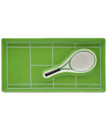 Godinger tennis Racquet Chip & Dip Serving Tray