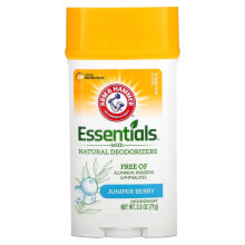 Essentials with Natural Deodorizers, Deodorant, Magnesium, Vanilla Sandalwood, 2.5 oz (71 g)