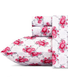 Betsey Johnson silky Microfiber Printed 3-Pc. Sheet Set, Twin XL