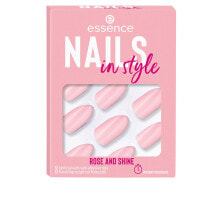 NAILS IN STYLE artificial nails #14-rose and shine 12 u
