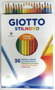 Купить цветные карандаши для рисования для детей GIOTTO: Giotto Kredki Stilnovo Intense 36 kolorów (273990)