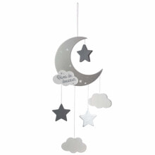 Hängedeko für Kinder Mond und Wolken