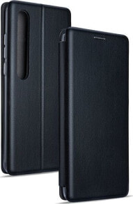 чехол книжка кожаный черный Xiaomi Mi 10
