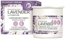 Feuchtigkeitsspendende Tages- und Nachtcreme mit Lavendel - Floslek Moisturizing Lavender Cream (Refill)