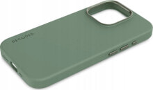 Decoded Decoded AntiMicrobial Silicone Backcover iP 15 Pro Max SageLeaf