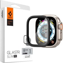 Spigen Glass tR Slim Pro 1 Pack, black - Apple Watch Ultra 2/Ultra 49mm