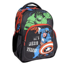 School Bag The Avengers Black 32 x 15 x 42 cm