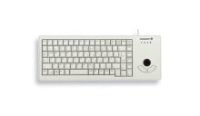 Клавиатуры клавиатура CHERRY XS Trackball USB QWERTZ Серый G84-5400LUMDE-0