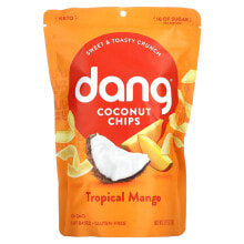 Dang Foods LLC, Кокосовые чипсы, оригинальный рецепт, 90 г (3,17 унции)