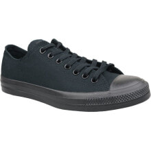 Мужские кеды повседневные черные текстильные низкие летние Converse All Star Ox M5039C