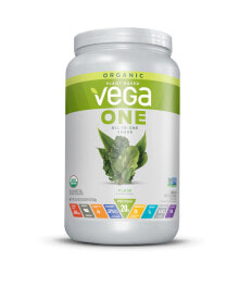Растительный протеин Vega One Organic All-In-One Shake Plain  Растительный протеиновый коктейль без ароматизаторов 763 г