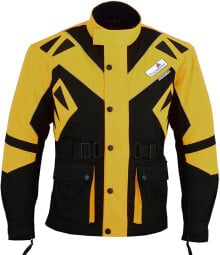 Куртки куртка German Wear Textile Jacket Мотоциклетная куртка Комбинированная куртка, черный / желтый