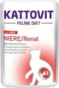 Kattovit KATTOVIT 85g sasz. RENAL WOŁOWINA dla kotów z chorobami nerek