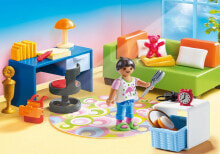 Детские игровые наборы и фигурки из дерева Набор с элементами конструктора Playmobil Dollhouse 70209 Комната подростка
