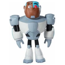 NOBLE COLLECTION Figure Teen Titans Cyborg