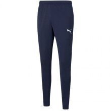 Мужские спортивные брюки мужские брюки спортивные синие зауженные летние Puma teamRISE Poly Training Pants M 657390 06