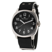 Мужские наручные часы с ремешком Мужские наручные часы с черным кожаным ремешком Folli Follie WT14T0015DG