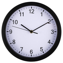 Настенные часы hama Pure Кварцевые стенные часы Круг Черный 00186338