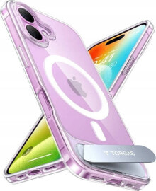 Torras Etui Torras Pstand Series do iPhone 16 Plus (transparentne)