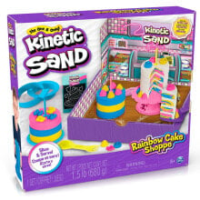 SPIN MASTER Rainbow Cake Shoppe Kinetic Plasticine Sand