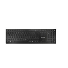 Клавиатуры cHERRY KW 9100 SLIM клавиатура РЧ беспроводной + Bluetooth QWERTY Английский Черный JK-9100GB-2