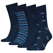 TOMMY HILFIGER Giftbox Monogram Stripe socks 4 pairs