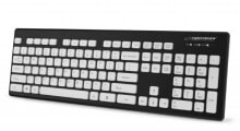 Клавиатуры esperanza EK130K клавиатура USB QWERTY Британский английский Черный, Серебристый