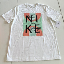 Nike Tee Sportswear Graphic Basketball Shirt Men's Size M, XL White FB9994 100 купить онлайн