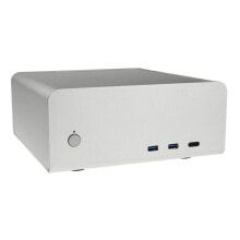 Купить компьютерные корпуса для игровых ПК Streacom: Streacom ST-FC8S Alpha Fanless HTPC Aluminium Gehäuse - silber