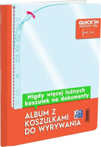 Купить школьные файлы и папки OXFORD: Oxford Album OXFORD z koszulkami krystalicznymi do wyrywania A4 60k 50mic krystaliczny 400136890