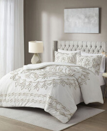 Madison Park violette 3-Pc. Duvet Cover Set, Full/Queen