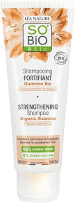 Stärkendes Haarshampoo mit Guarana- und Naioliöl - So'Bio Etic Strengthening Shampoo