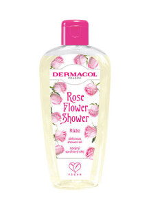 Dermacol Rose Flower Shower Oil Масло для душа с ароматом розы 200 мл