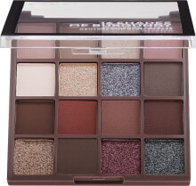 Lidschatten-Palette - LAMEL Make Up Eyeshadow 16 Shades Of Burgundy Palette