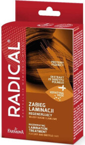 Маски и сыворотки для волос farmona Radical Regenerating Hair Lamination  Восстанавливающее ламинирование для сухих и ломких волос
