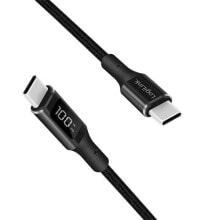 LogiLink CU0181 - 1 m - USB C - USB C - USB 2.0 - 480 Mbit/s - Black