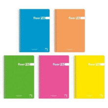 Notebook Pacsa FluorPAC Multicolour Din A4 5 Pieces 80 Sheets