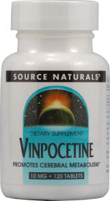 Витамины или БАД для улучшения памяти и работы мозга Source Naturals Vinpocetine -- 10 mg - 120 Tablets