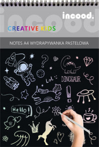 Incood Notes A4 wydrapywanka pastelowa