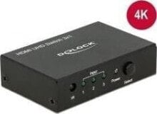 System przekazu sygnału AV Delock Delock HDMI Switch 3 in > 1 out HDMI 4K UHD - 18683