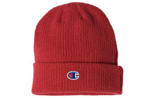 Champion 经典刺绣冷帽 红色 / Шапка Champion CS4003-610 Fleece Hat (Унисекс)