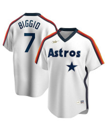 Nike men's Craig Biggio White Houston Astros Home Cooperstown Collection Logo Player Jersey