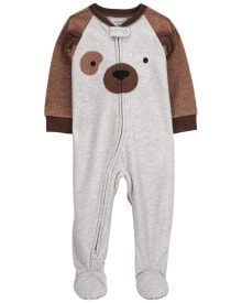 Baby 1-Piece Bear Fleece Footie Pajamas