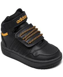 adidas toddler Kids Hoops Mid 3.0 High Top Adjustable Strap Basketball Sneakers from Finish Line