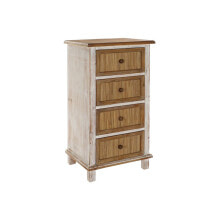 Chest of drawers DKD Home Decor White Brown Natural Fir 48 x 38 x 89,5 cm