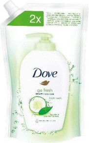 Dove Go Fresh Touch Cucumber&Green Tea Scen Cream Soap Питательное и освежающее крем-мыло для с ароматом огурца и зеленого чая 500 мл