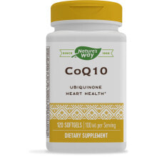 Коэнзим Q10 Nature's Way CoQ10 Коэнзим Q10 для поддержки сердца 100 мг 120 гелевых капсул